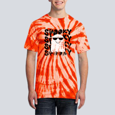 Adult Tie-Dye T-Shirt - Fall Holidays - Ghost Thumbnail