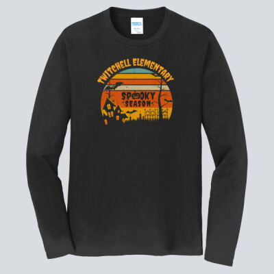 Adult Long Sleeve Shirt - Fall Holidays - Haunted House Thumbnail