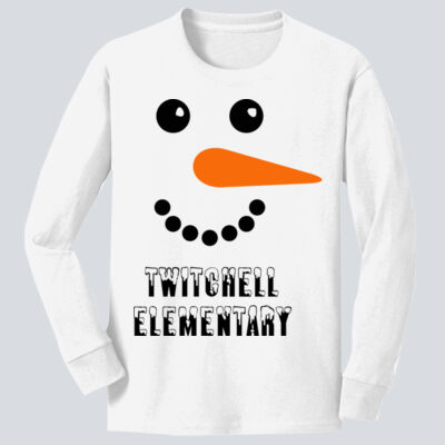 Youth Long Sleeve Shirt - Winter Holidays - Snowman  Thumbnail