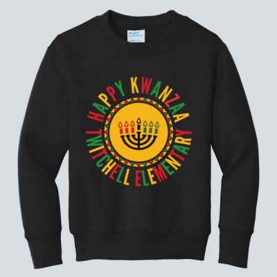 Youth Crewneck - Winter Holidays - Happy Kwanzaa Thumbnail