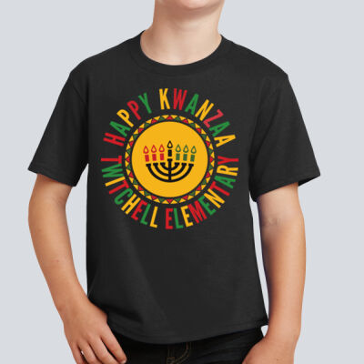 Youth T-Shirt - Winter Holidays - Happy Kwanzaa Thumbnail