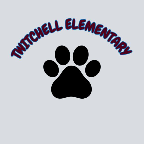 Twitchell Elementary Paw - Maroon  Thumbnail