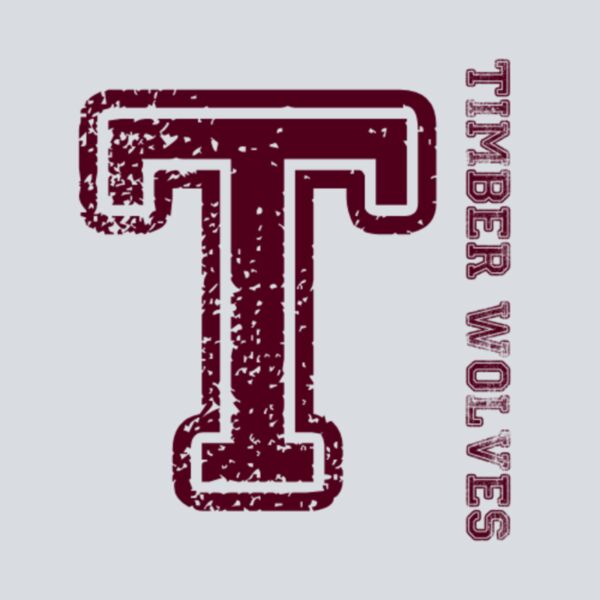 T Timber Wolves - Maroon  Thumbnail