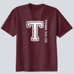Youth Maroon T-Shirt - Twitchell Thumbnail