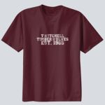 Youth Maroon T-Shirt - Twitchell Thumbnail