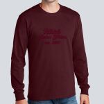 Adult Maroon Long Sleeve Shirt - Twitchell Thumbnail