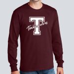 Adult Maroon Long Sleeve Shirt - Twitchell Thumbnail