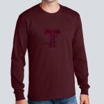Adult Maroon Long Sleeve Shirt - Twitchell Thumbnail