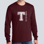 Adult Maroon Long Sleeve Shirt - Twitchell Thumbnail