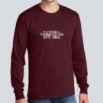 Adult Maroon Long Sleeve Shirt - Twitchell Thumbnail