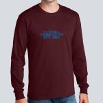 Adult Maroon Long Sleeve Shirt - Twitchell Thumbnail